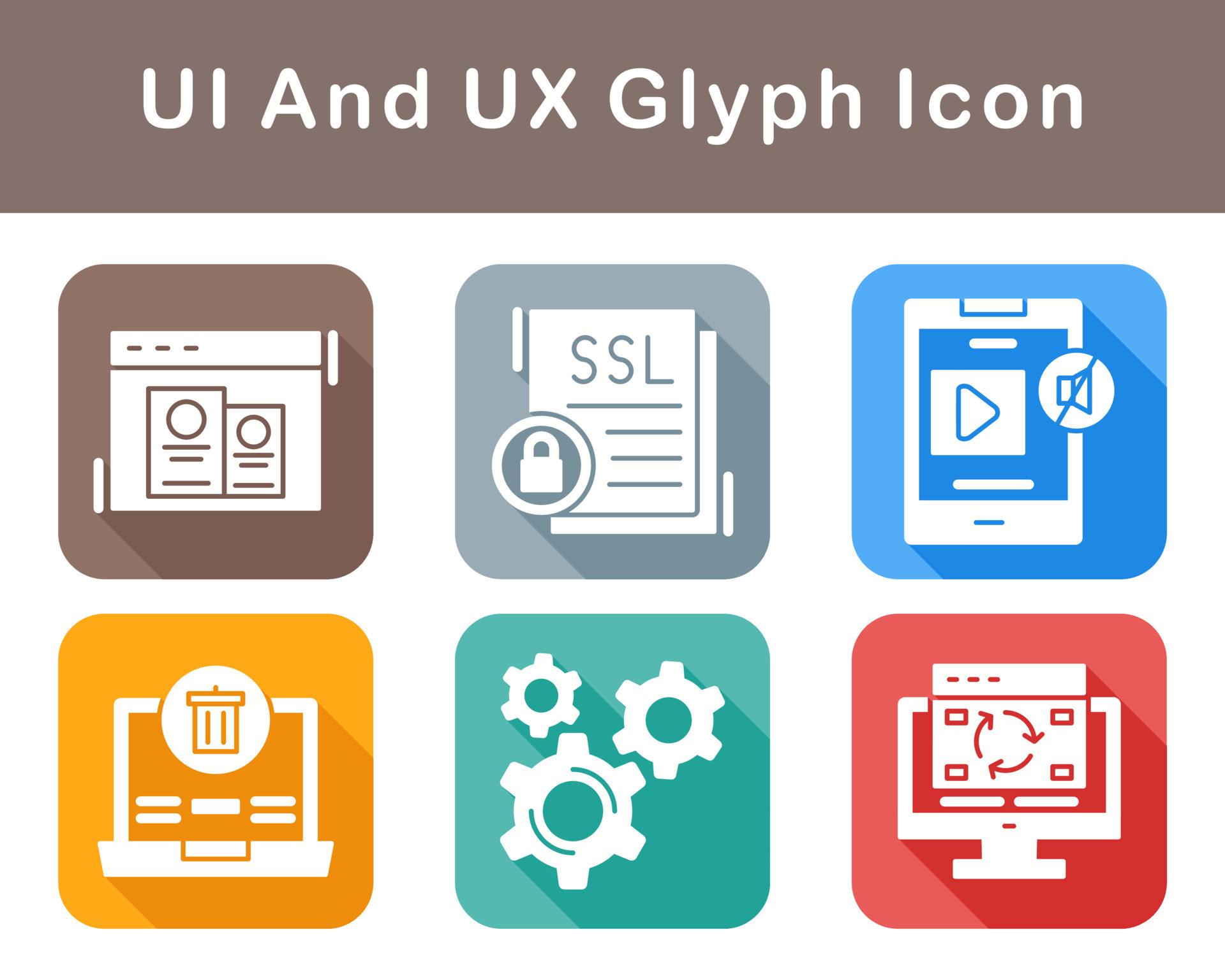 UI And UX Vector Icon Set 21498033 Vector Art at Vecteezy