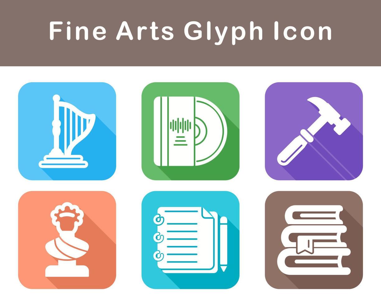 Fine Arts Vector Icon Set