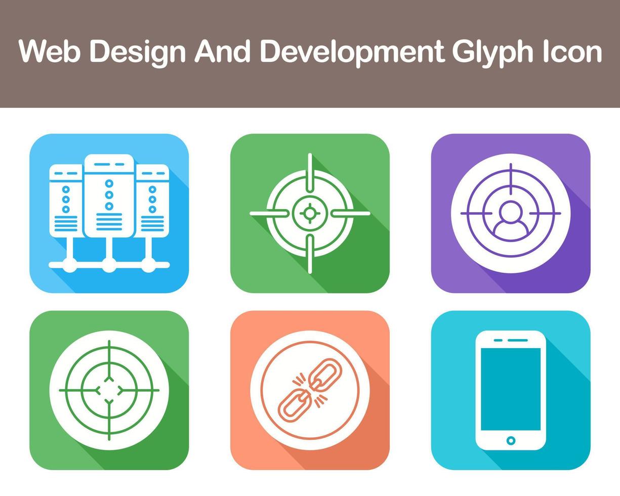 Web Design And Development Vector Icon Set