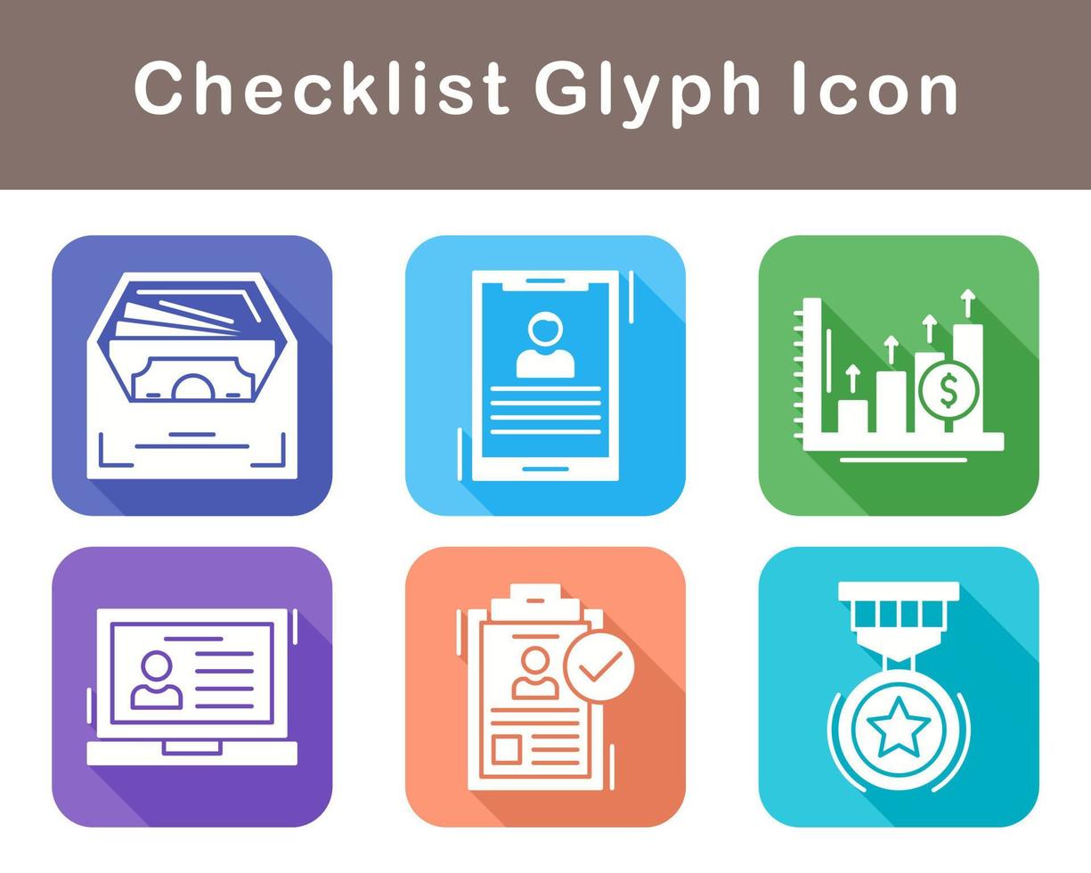 Checklist Vector Icon Set