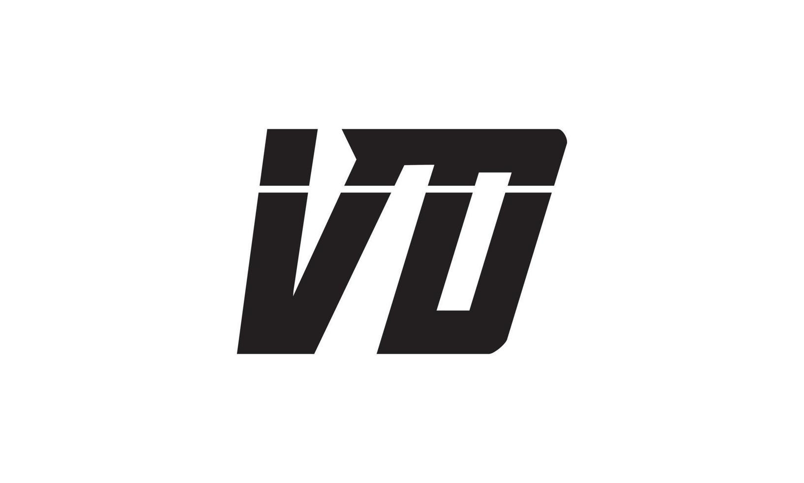 alfabeto letras iniciales monograma logo vd, dv, v y d vector