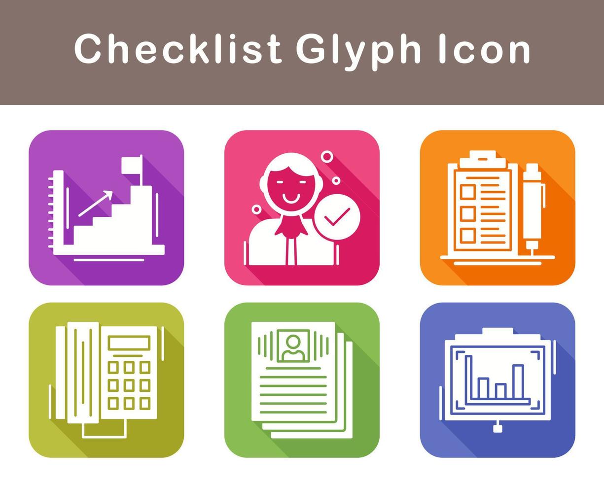 Checklist Vector Icon Set