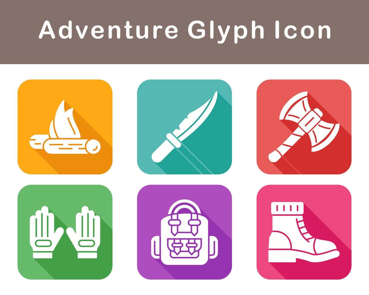 Adventure Vector Icon Set