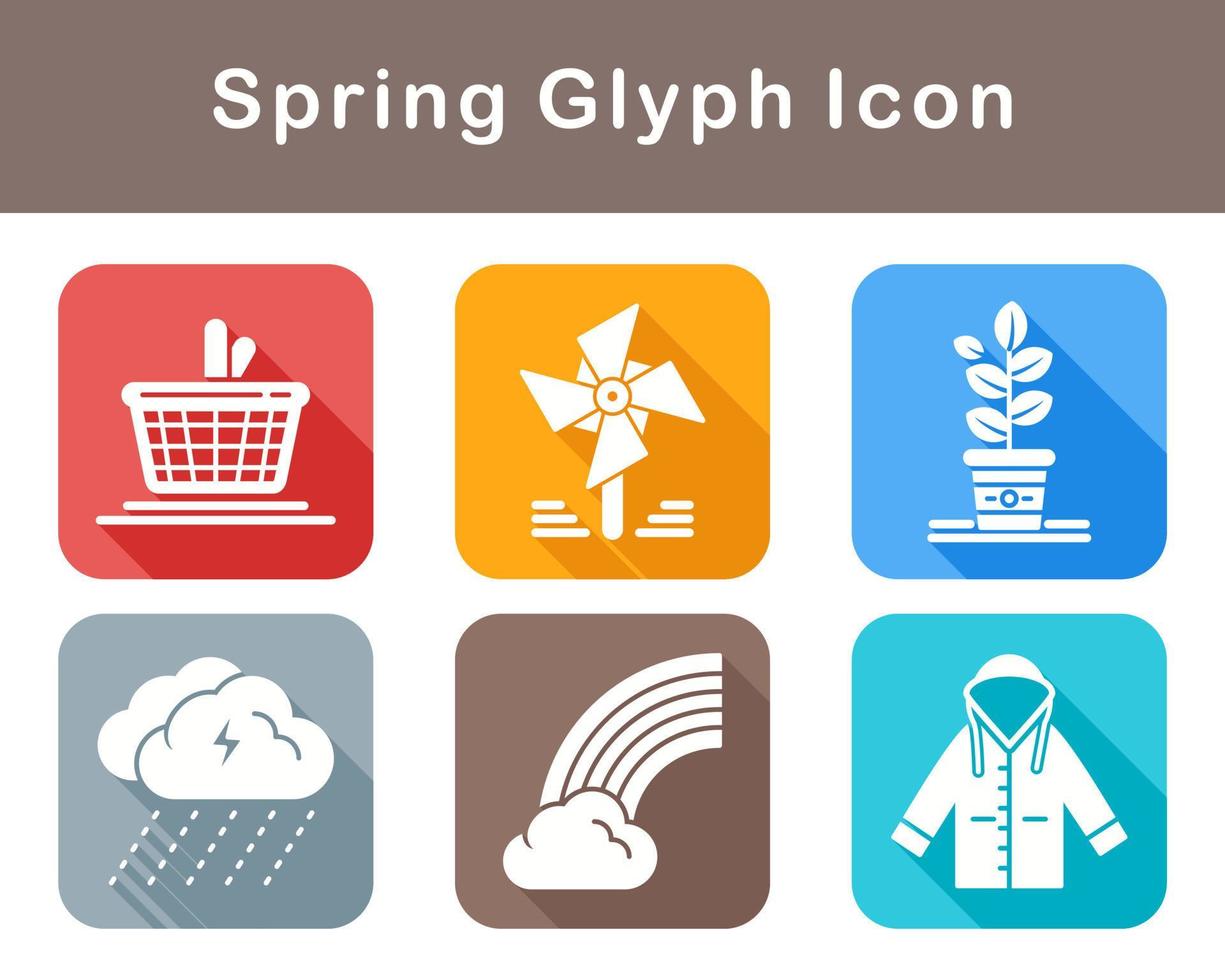 Spring Vector Icon Set 21498589 Vector Art at Vecteezy