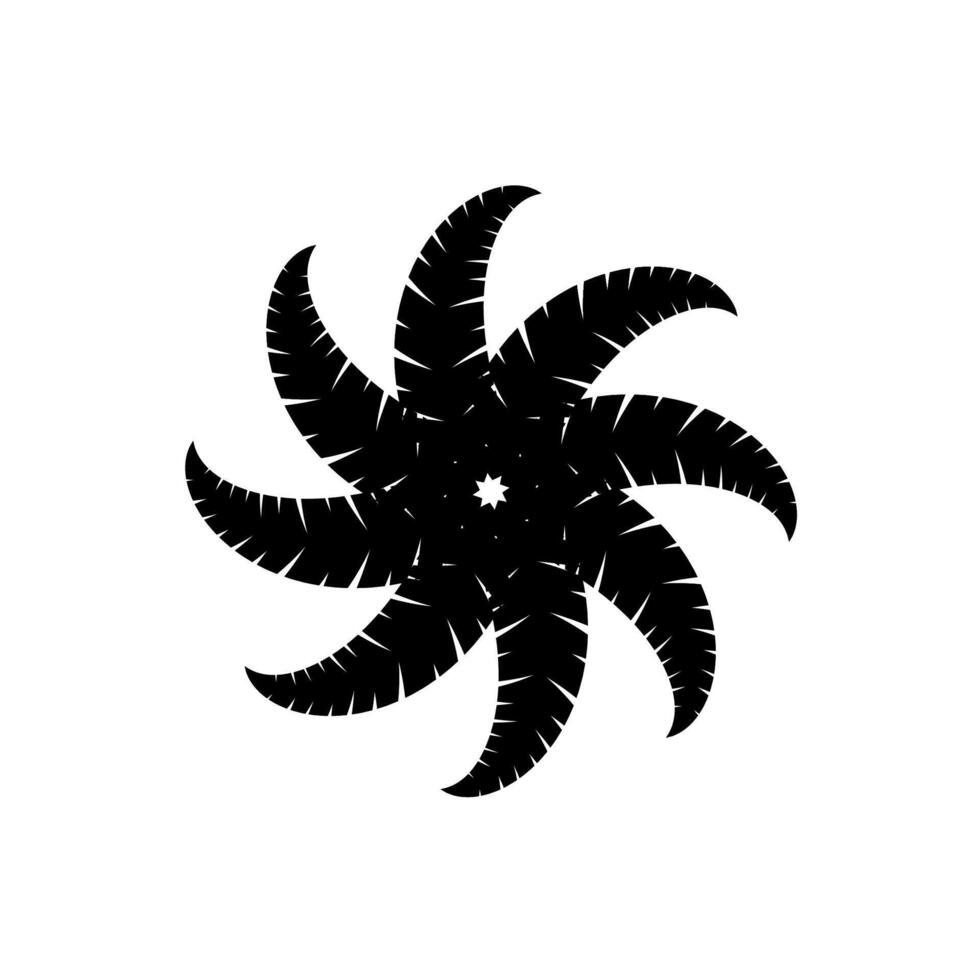 resumen negro estrella en blanco antecedentes. vector ilustración para tu diseño.