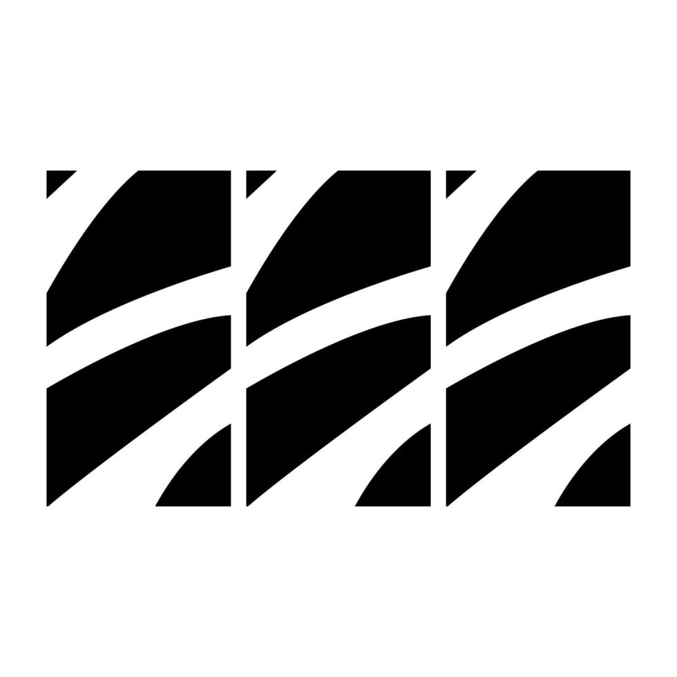Diagonal stripes icon. Simple illustration of diagonal stripes vector icon for web