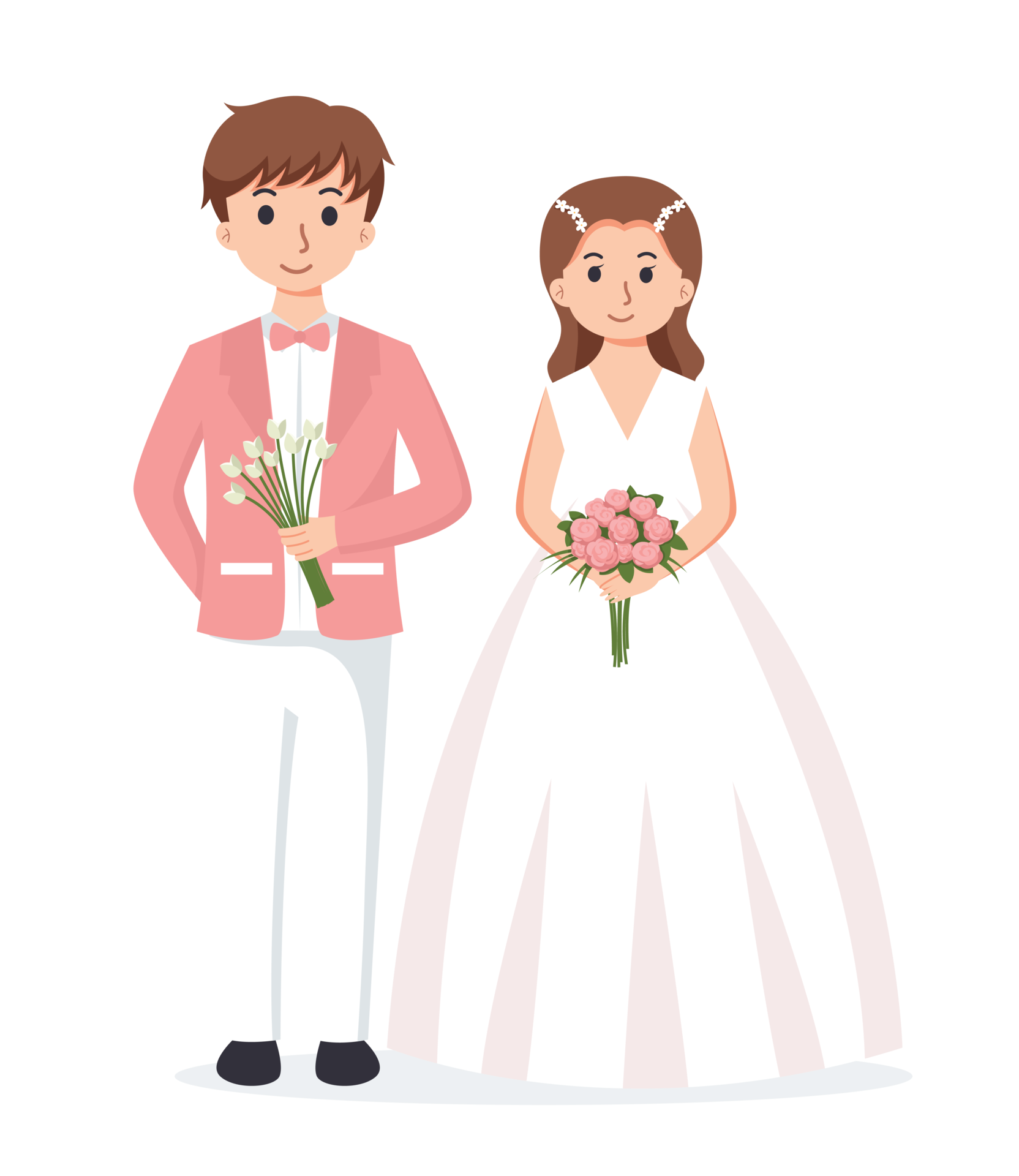 Bride and Groom. Couple wedding illustration 21498771 PNG