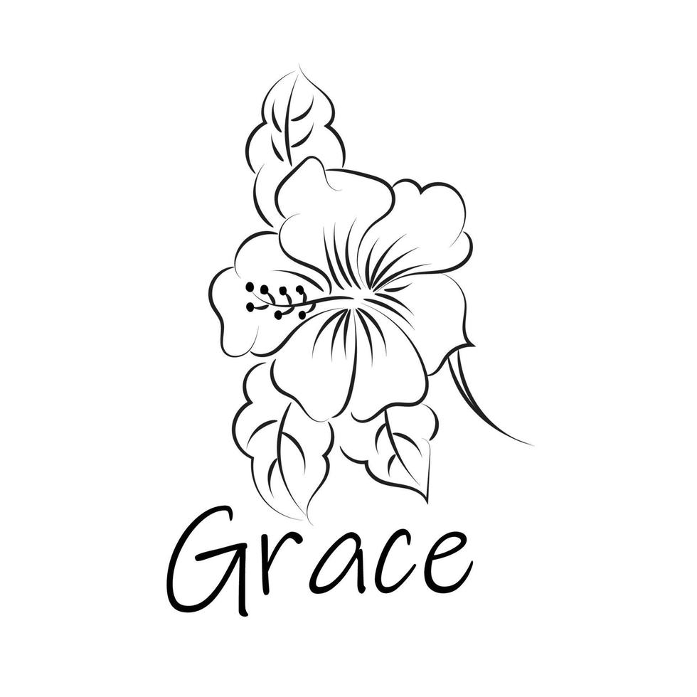 Biblical Phrase with Floral Design. Christian typography for print or use as poster, card, flyer or T shirt vector