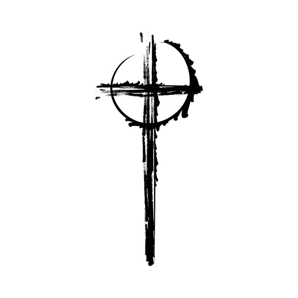 Good Friday. Friday before Easter. Christian faith for print or use as poster, card, flyer or T shirt vector