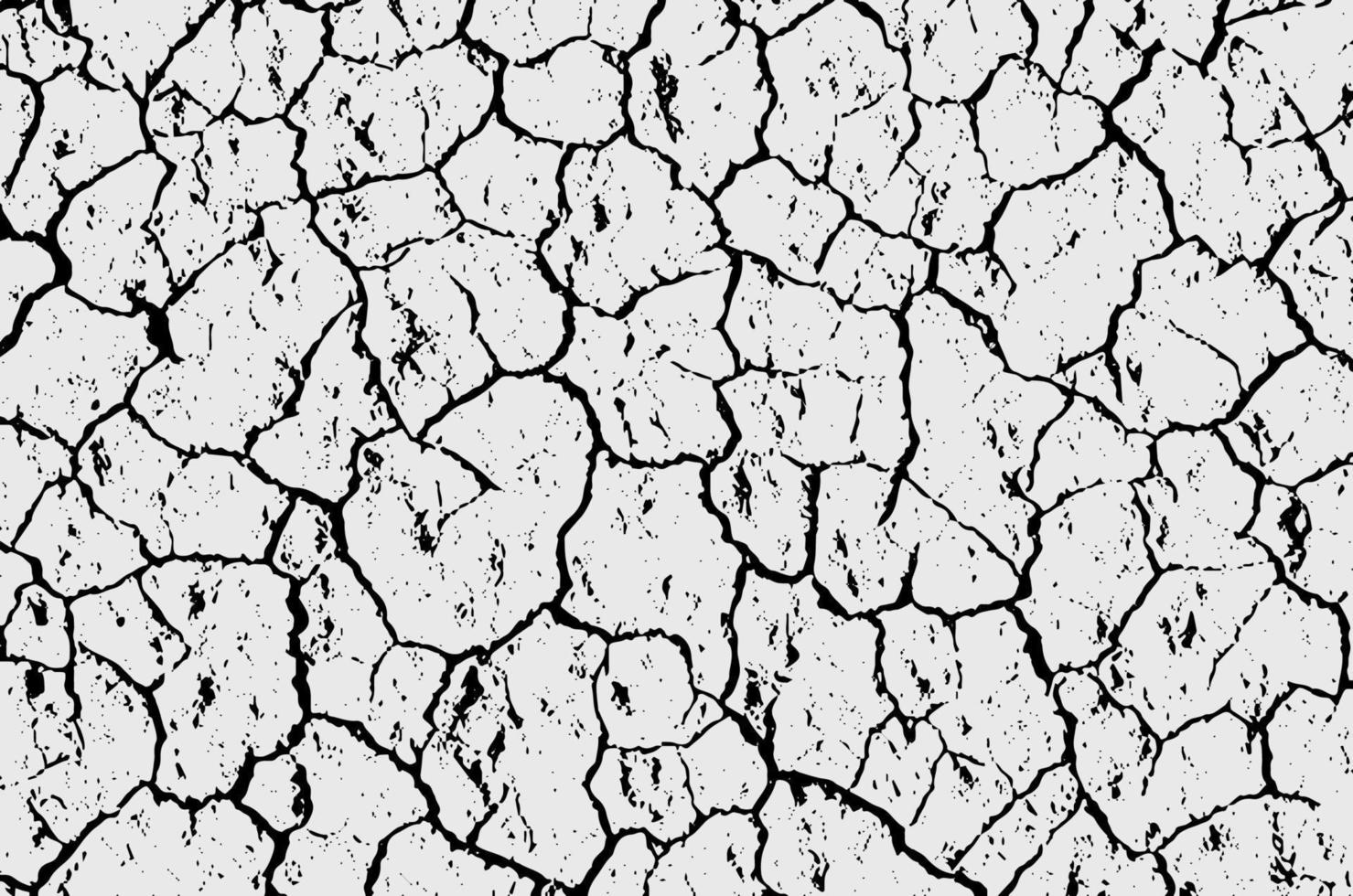 Dry ground surface texture grunge background vector