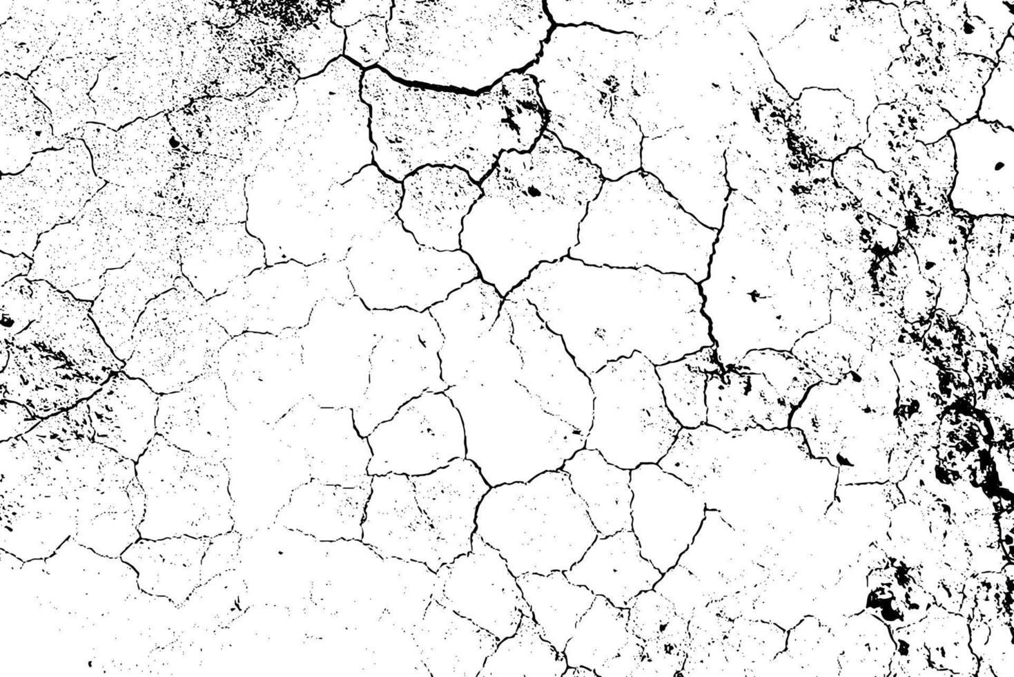 Abstract cracked grunge texture background vector