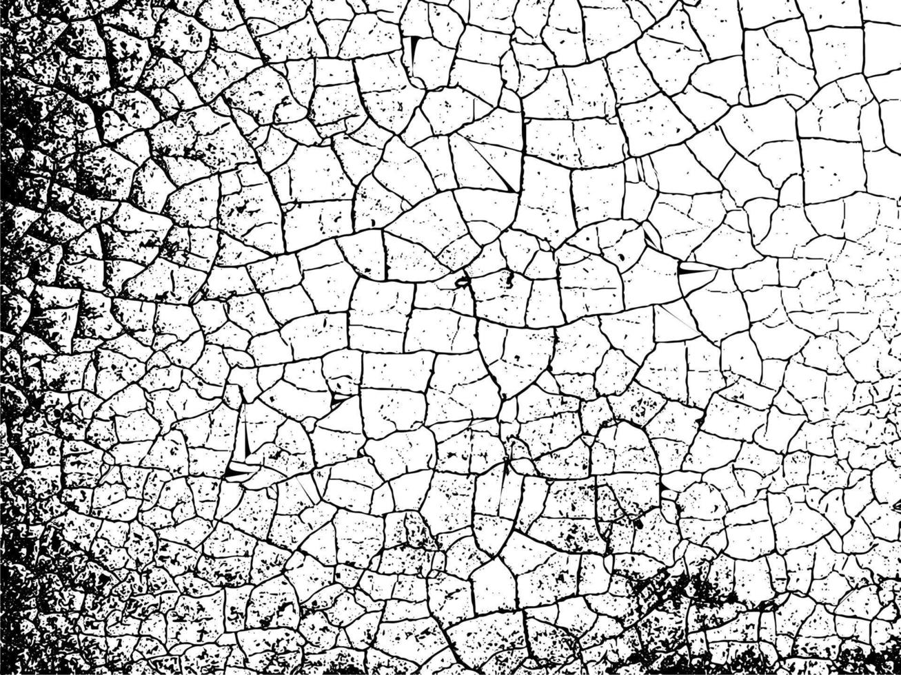 Cracked Grunge Texture vector background