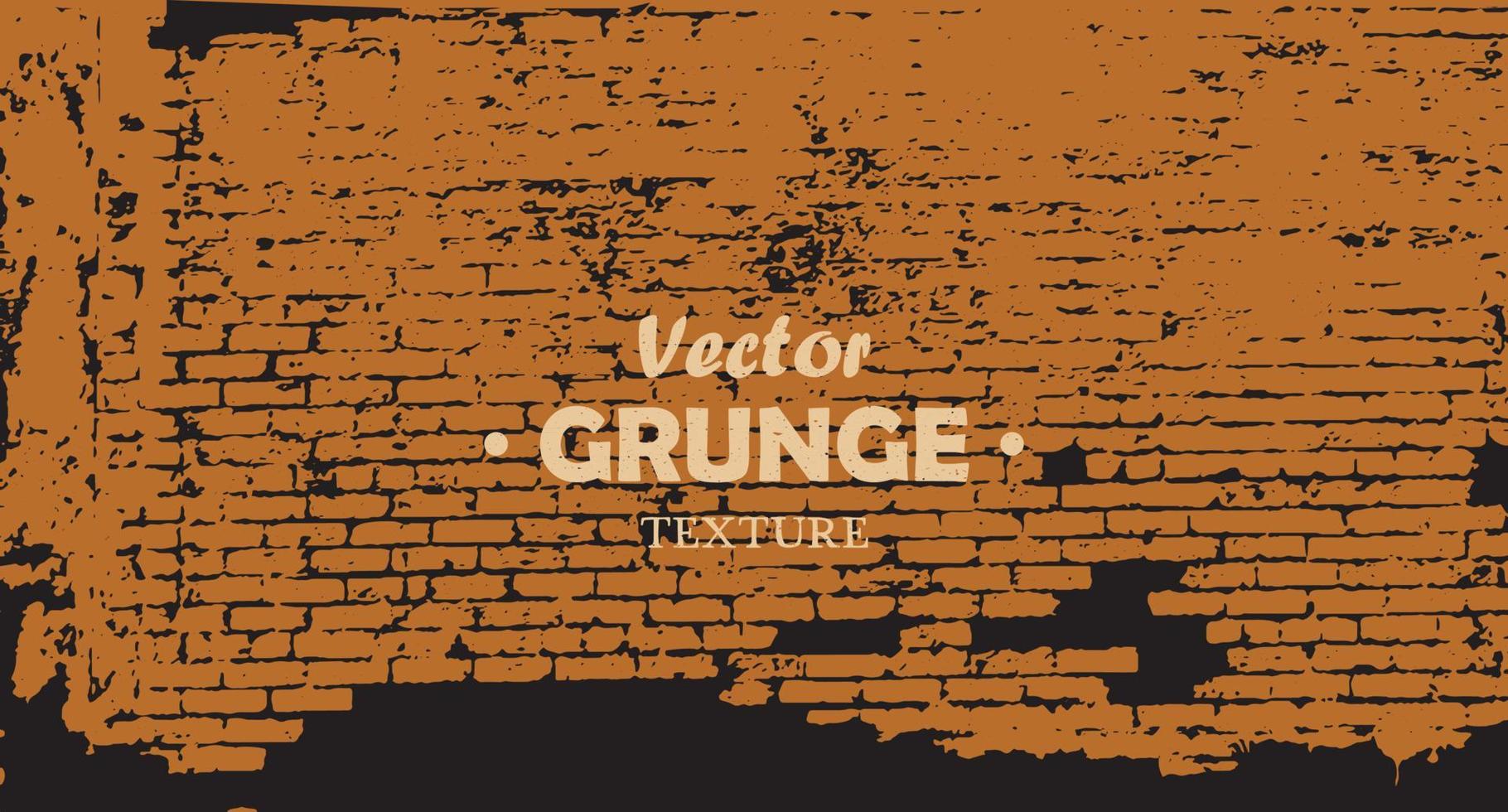 Brik wall grunge texture vector background