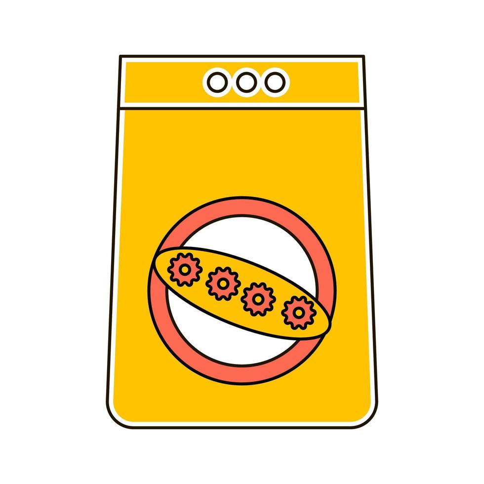 Washing Powder Sign vector