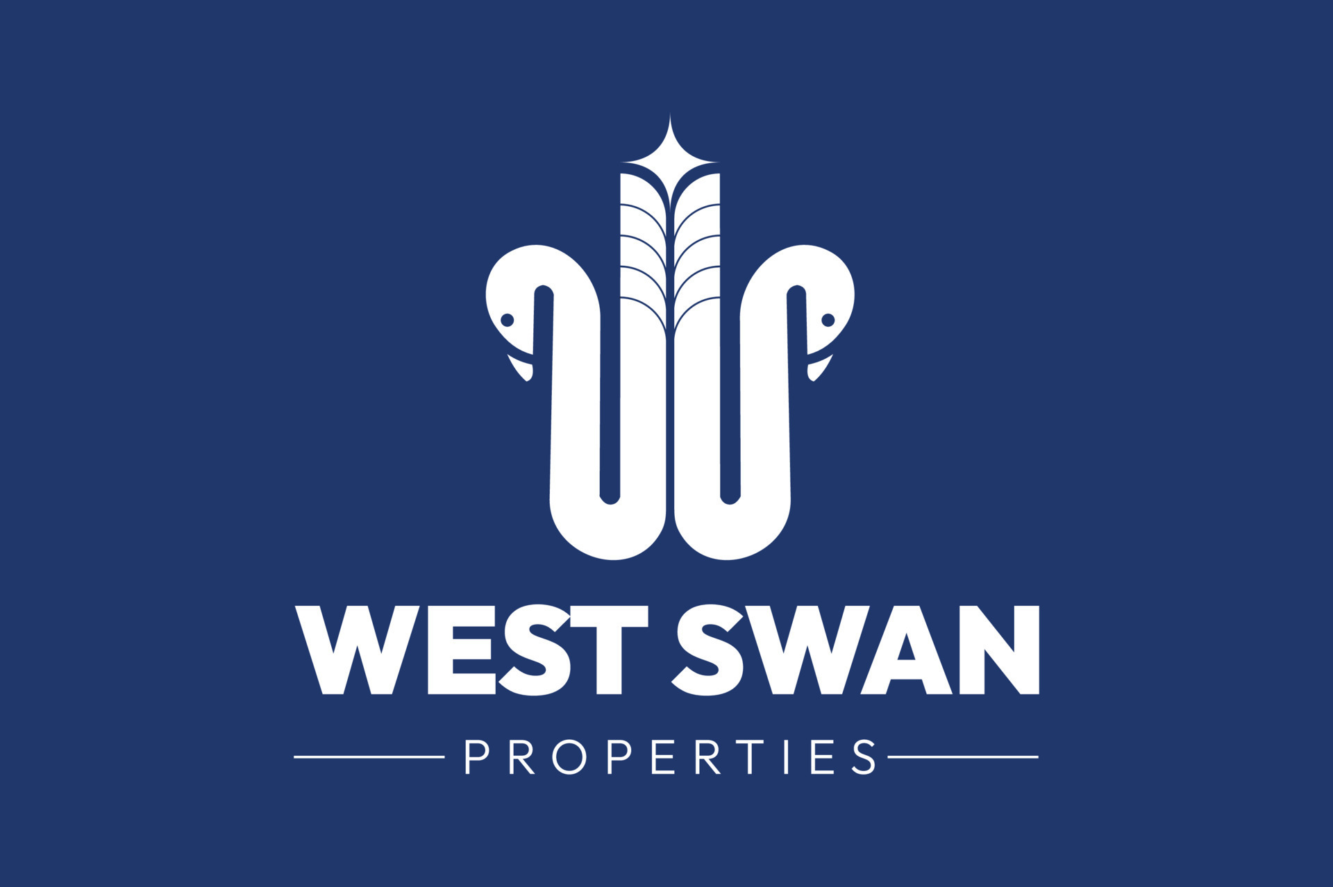 swan properties logo design, real estate logo design vector pro