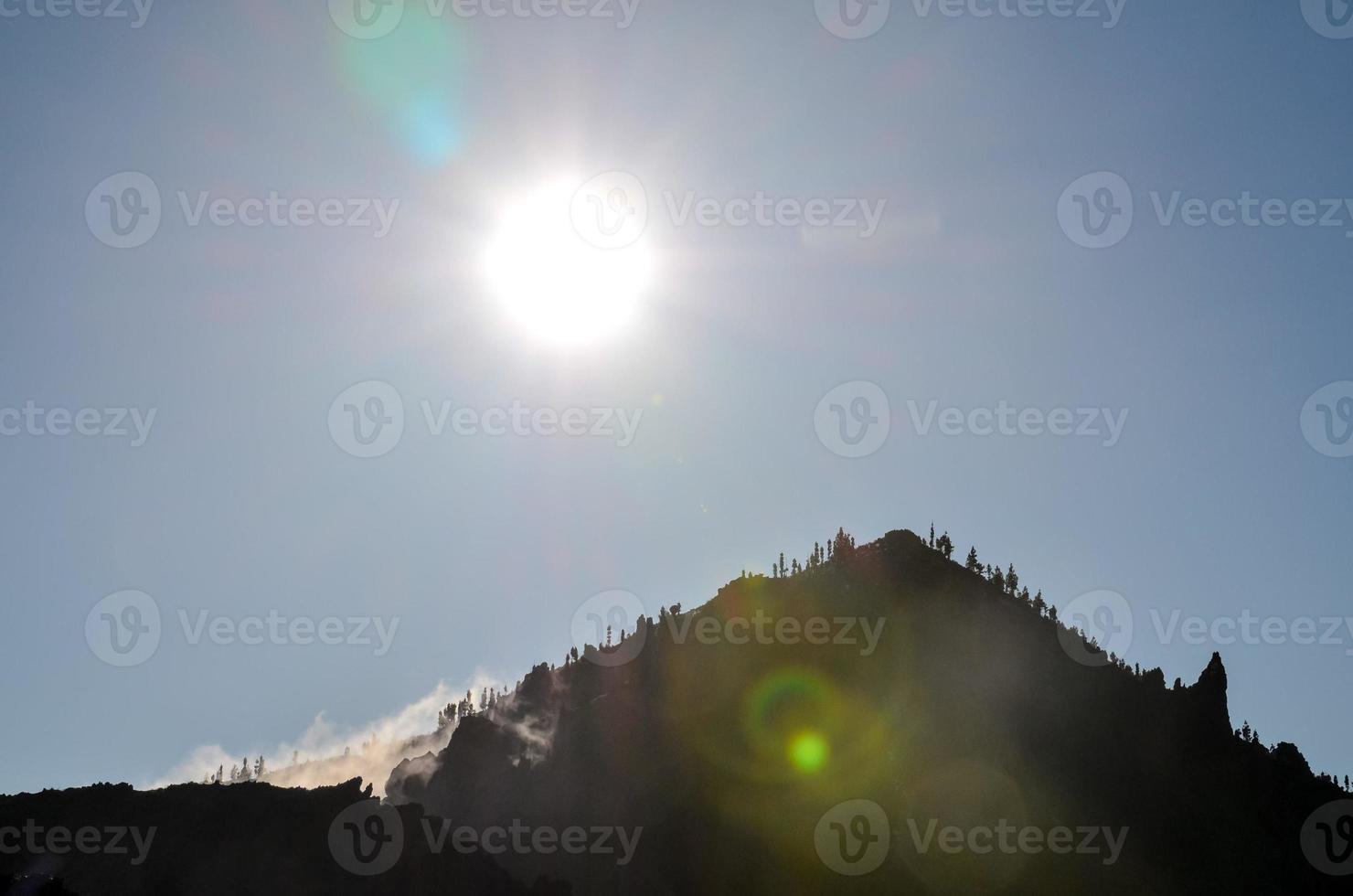 Scenic mountain landscape photo