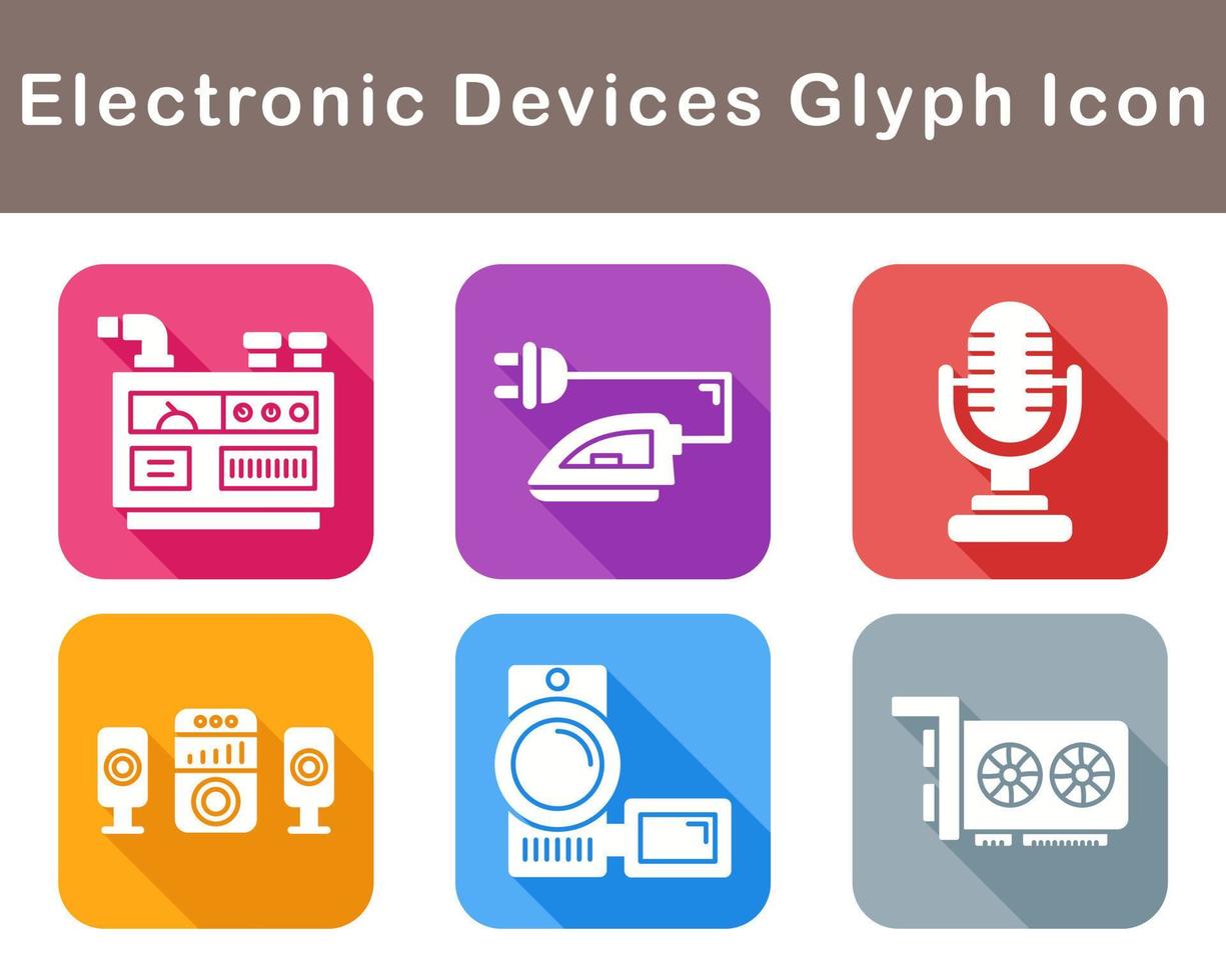 Electronic Devices Vector Icon Set