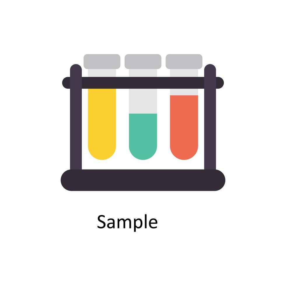 Sample Vector Flat Icons. Simple stock illustration stock