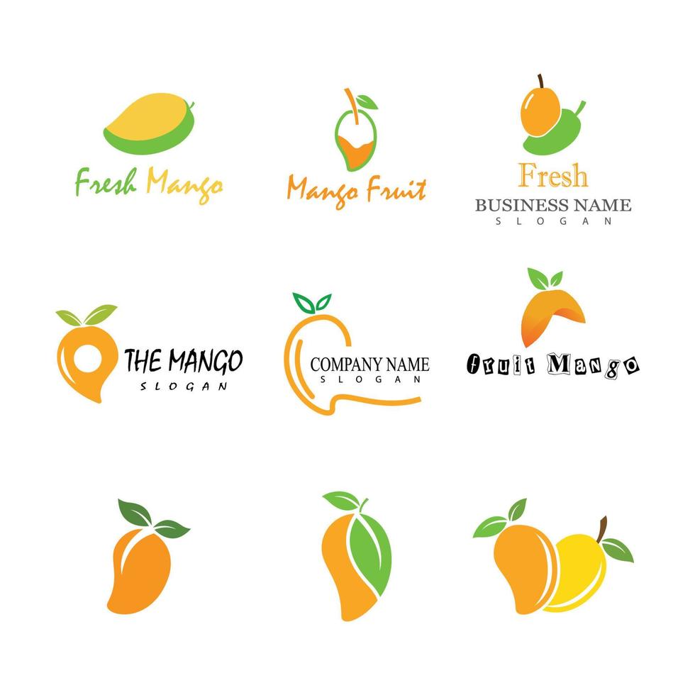 Diseño de ilustración de icono de vector de diseño de logotipo naranja