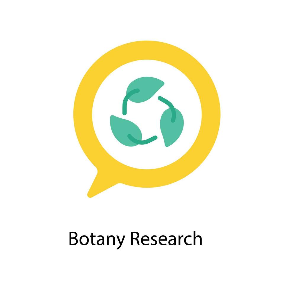Botany Research Vector Flat Icons. Simple stock illustration stock