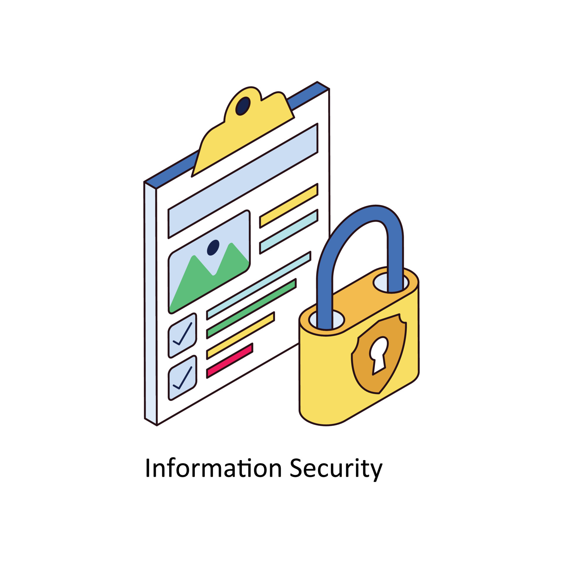 Information Security Vector Isometric Icons Simple Stock Illustration information-security-vector-isometric-icons-simple-stock-illustration