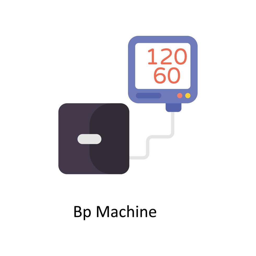 Bp Machine Vector Flat Icons. Simple stock illustration stock