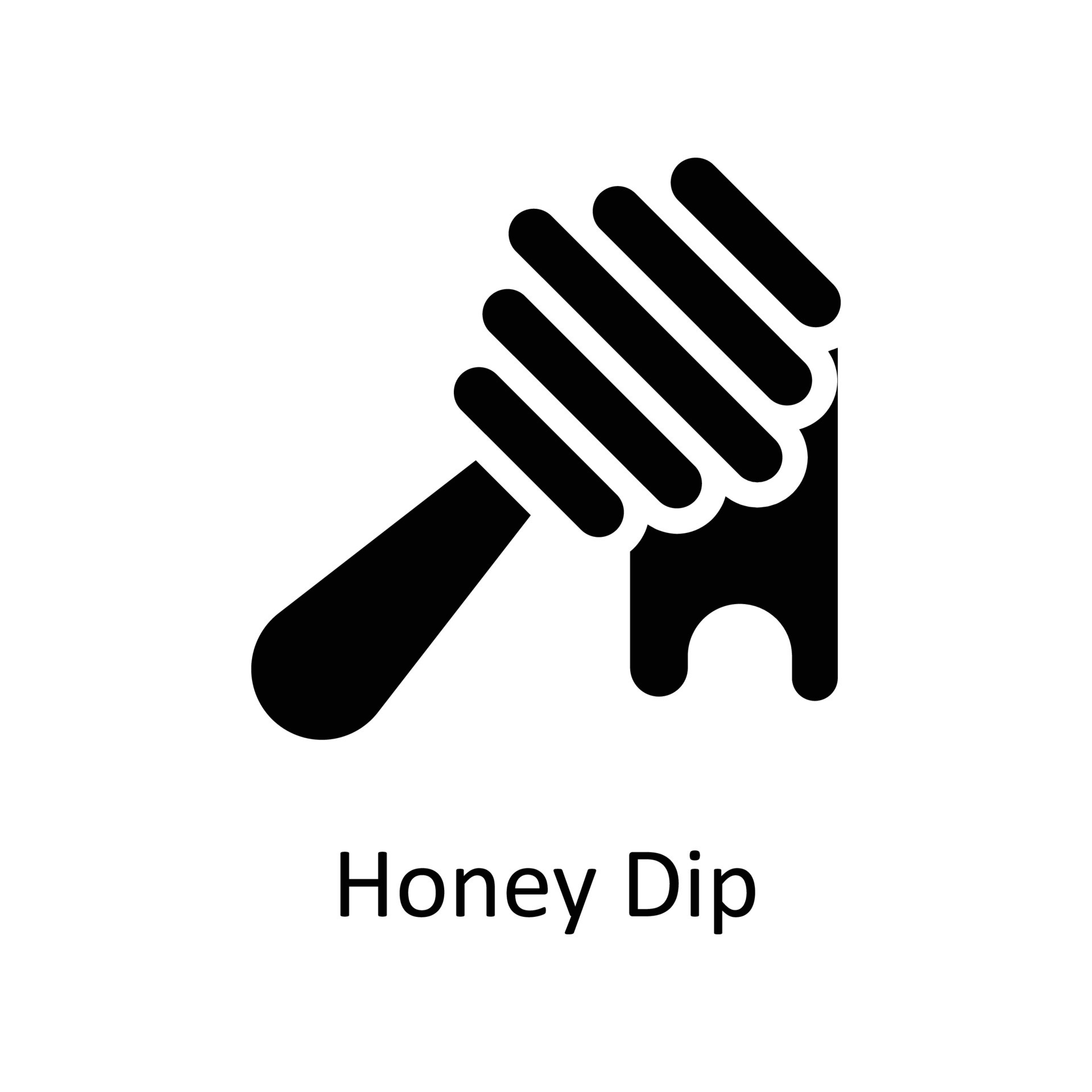 Honey Dip Vector Solid Icons. Simple stock illustration stock 21500845