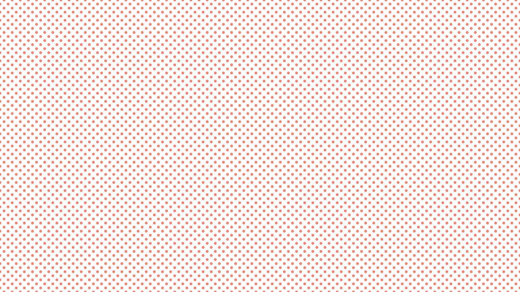 salmon red color polka dots background vector