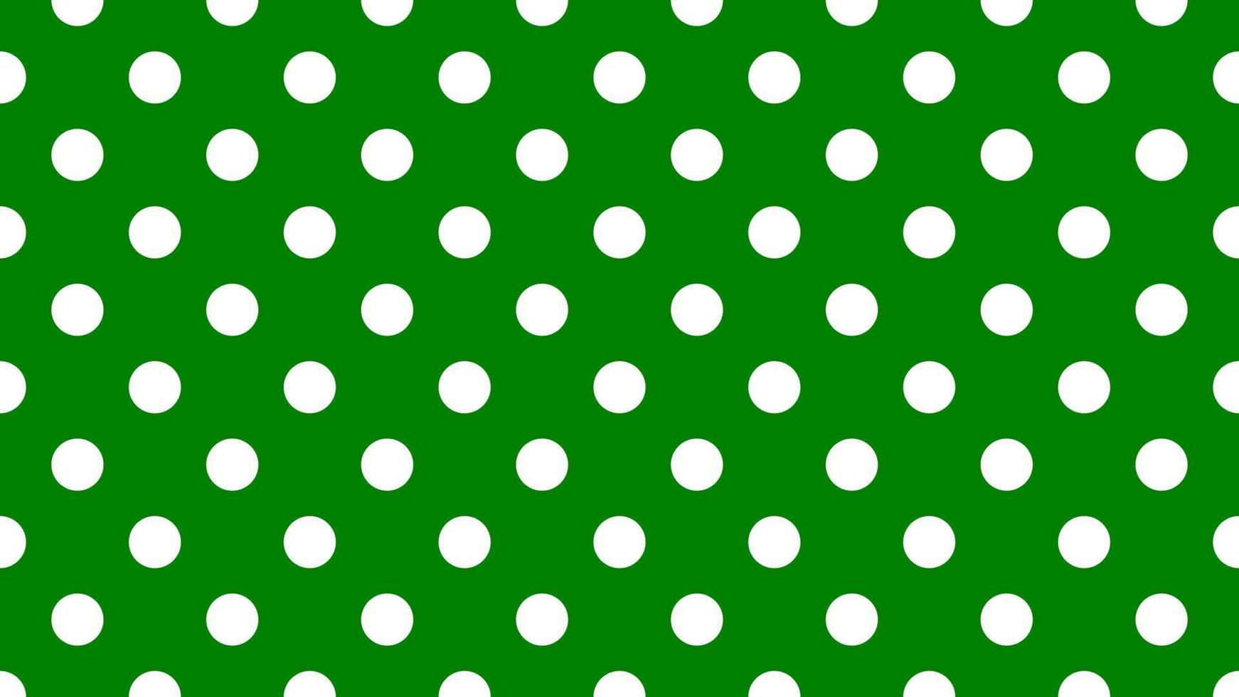 white color polka dots over green background vector