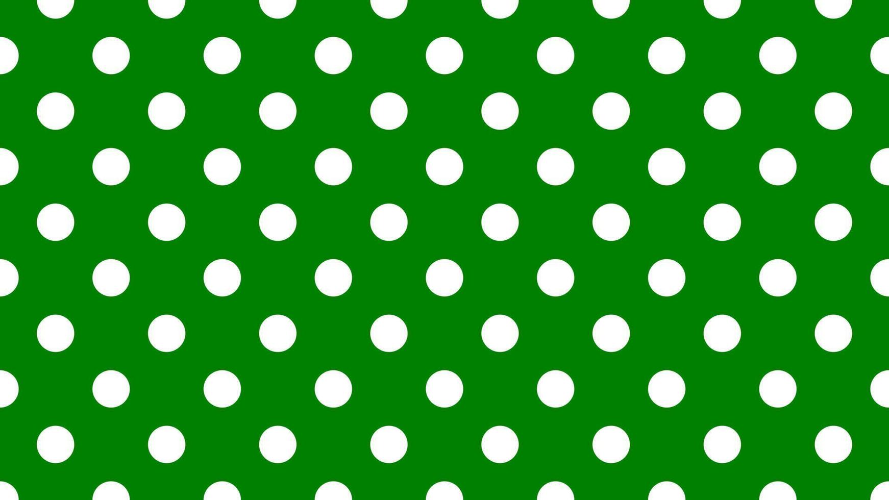 white color polka dots over green background vector