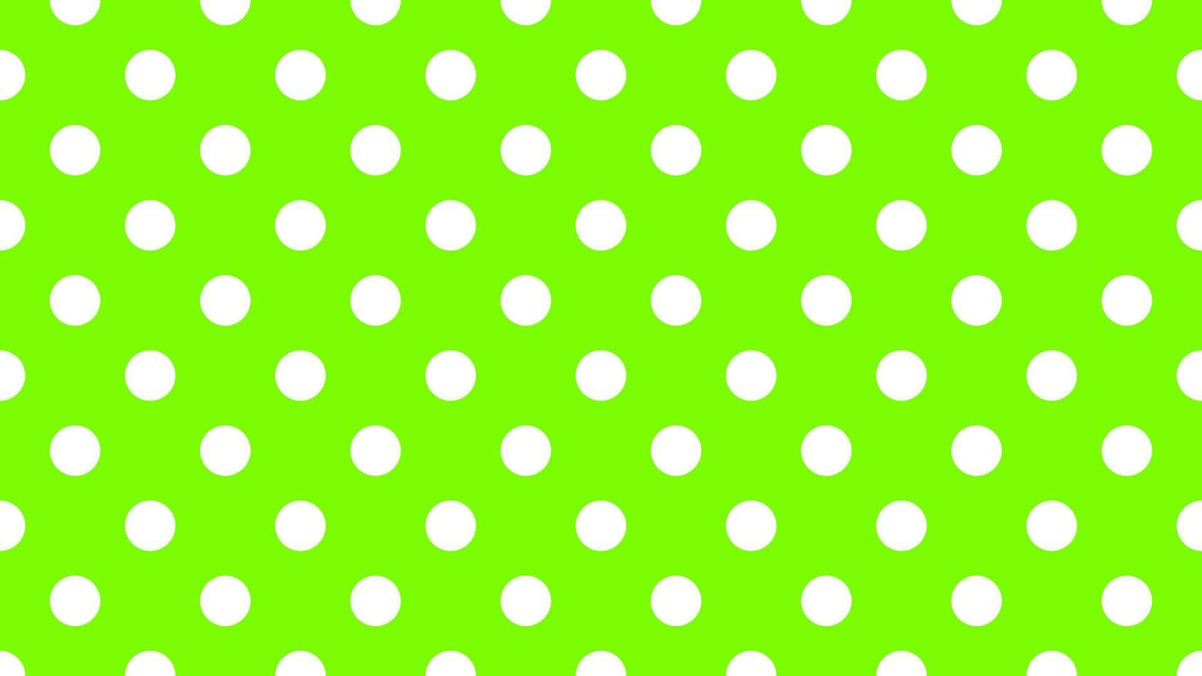 white color polka dots over lawn green background vector