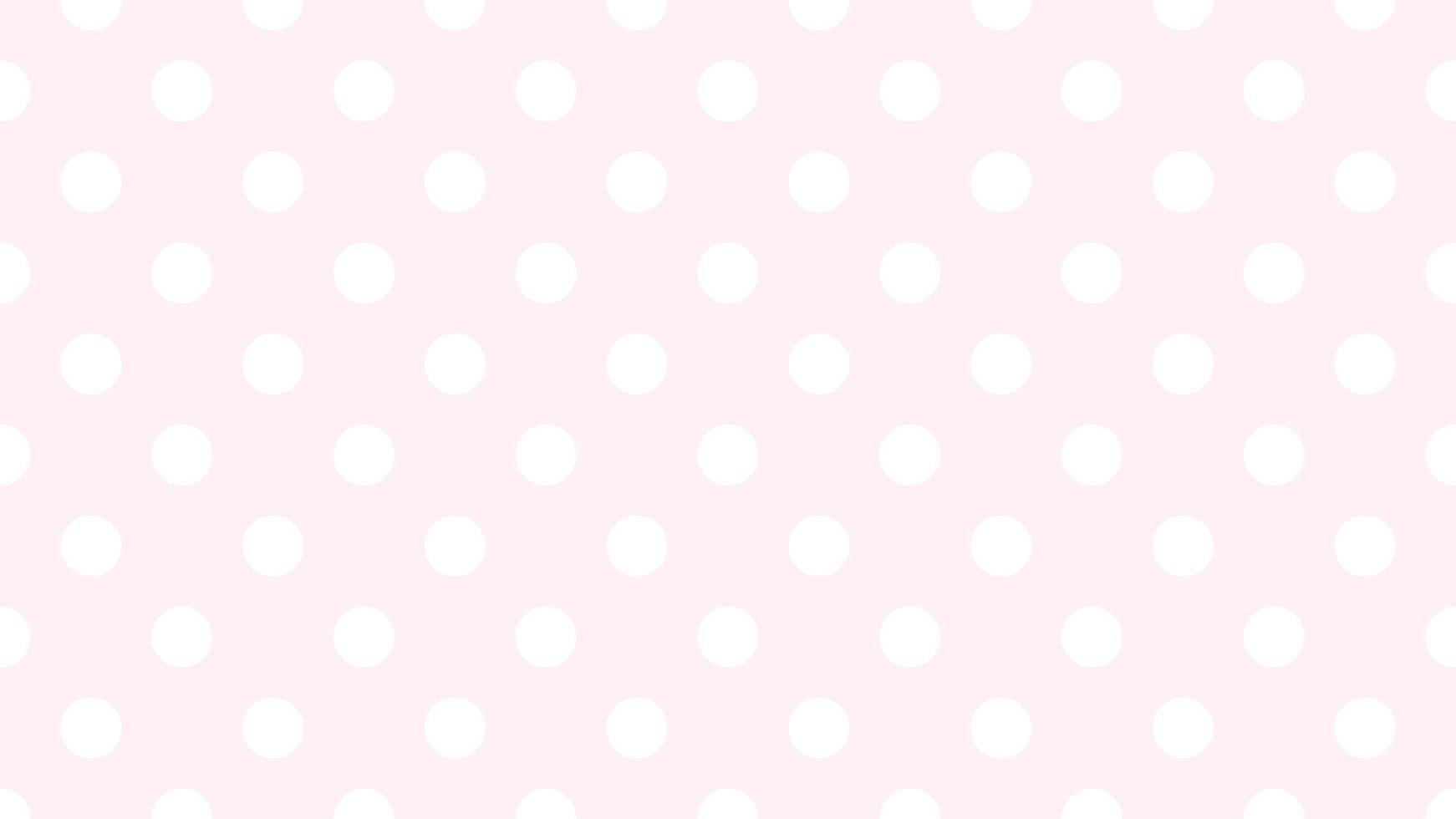 white color polka dots over lavender blush off white background vector