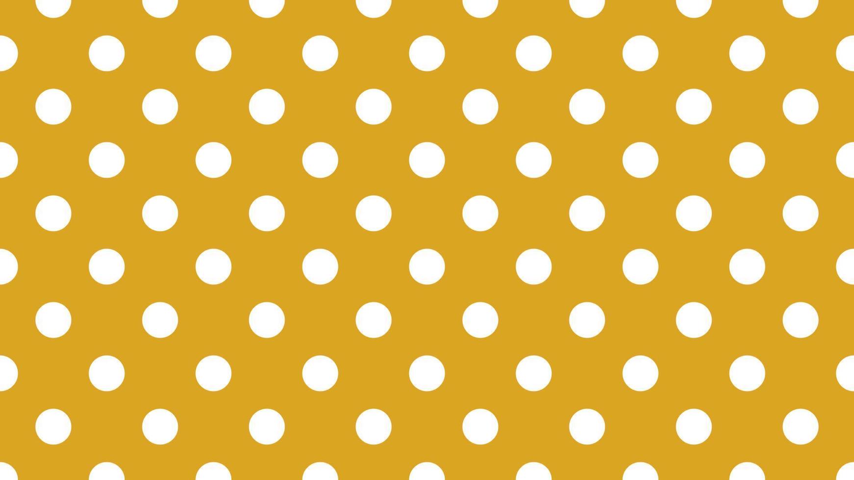 white color polka dots over goldenrod brown background vector