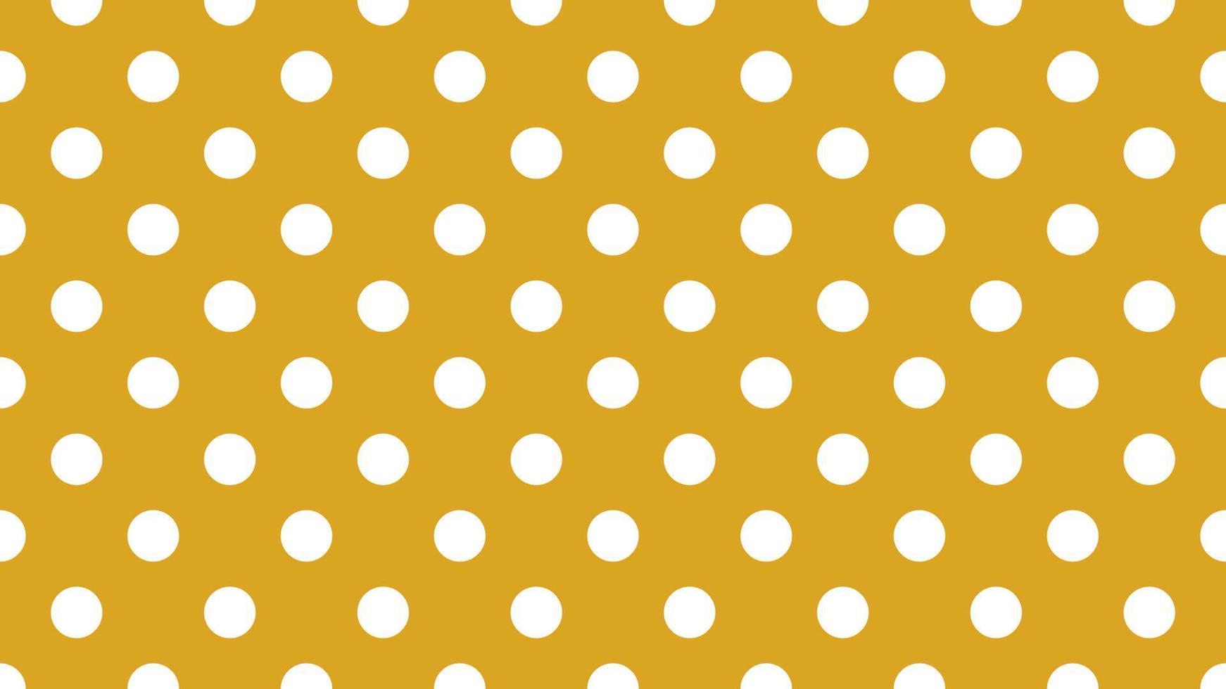 white color polka dots over goldenrod brown background vector