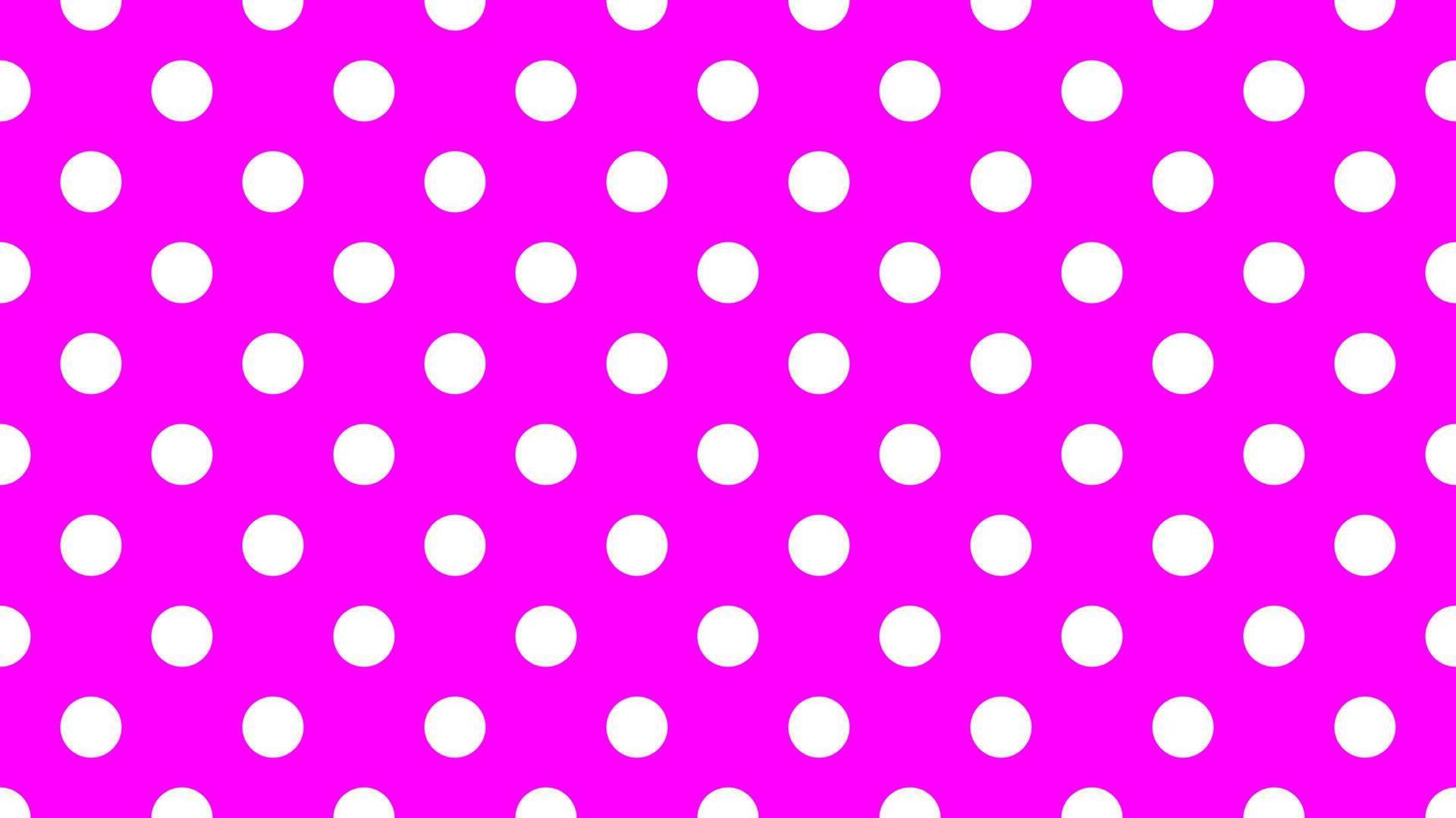 white color polka dots over fuchsia purple background vector