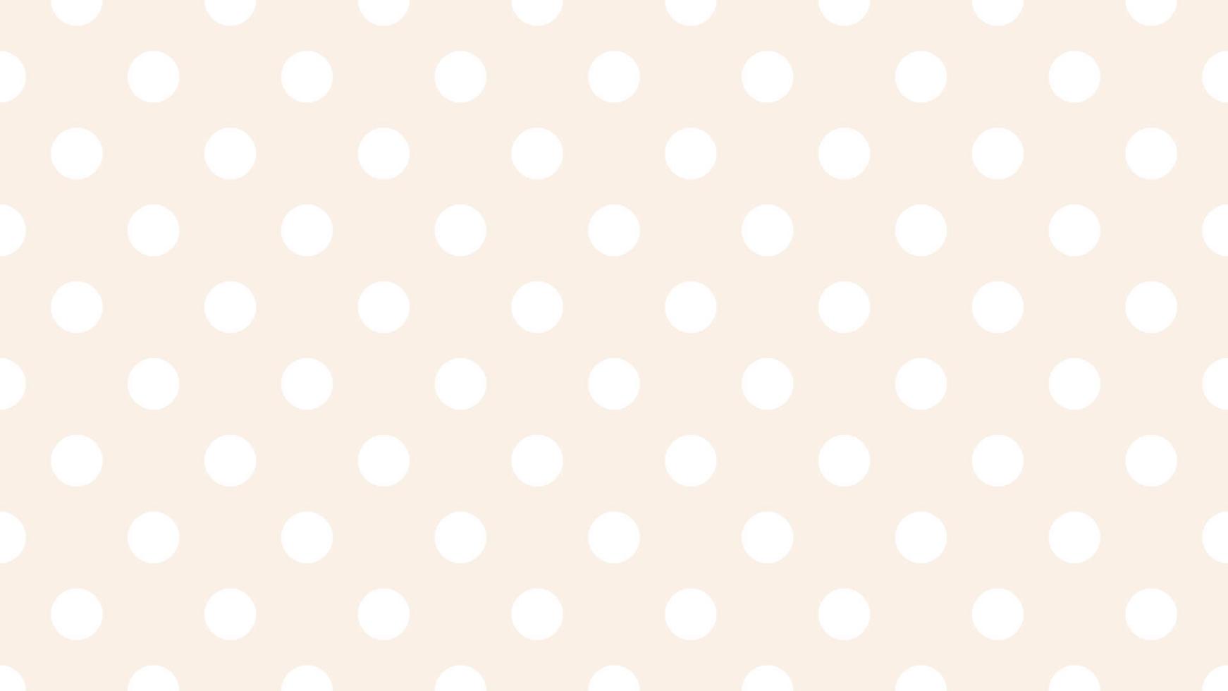 white color polka dots over linen off white background vector