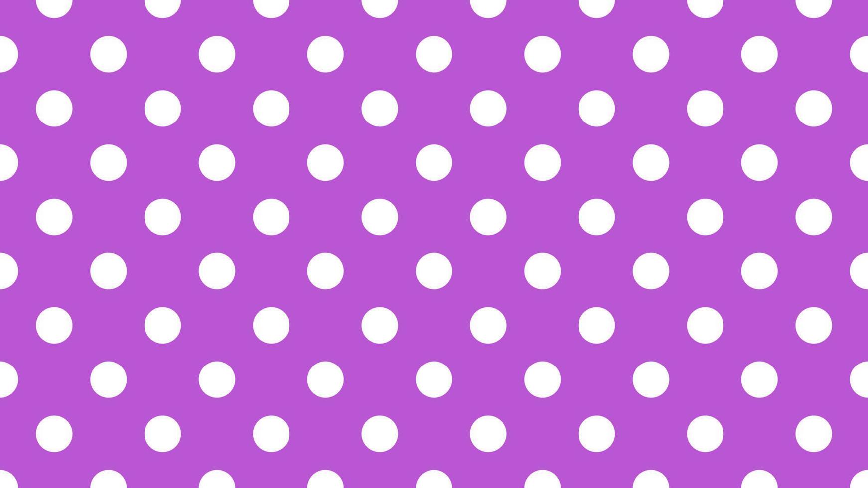 white color polka dots over medium orchid purple background vector