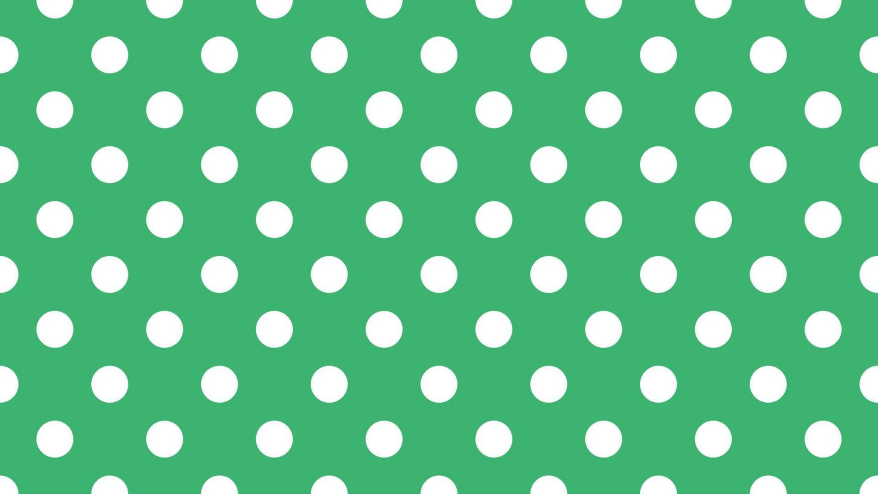 white color polka dots over medium sea green background vector