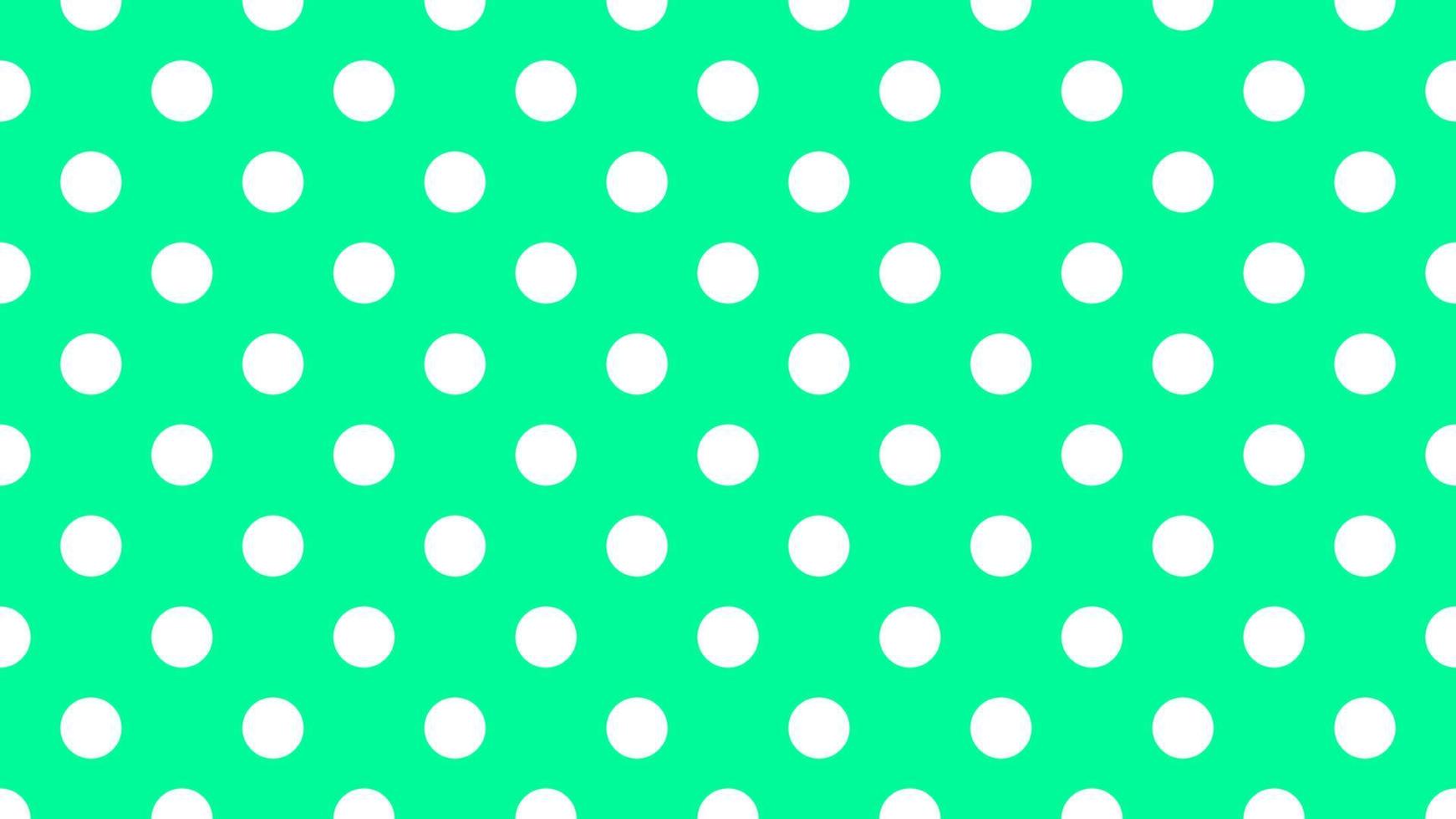 white color polka dots over medium spring green background vector