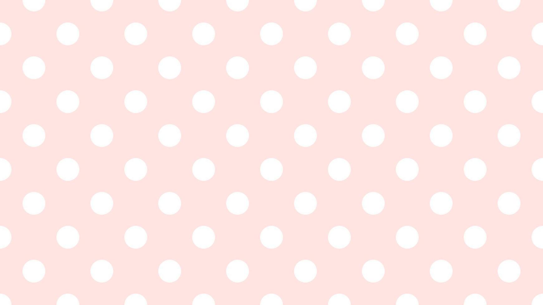 white color polka dots over misty rose off white background vector