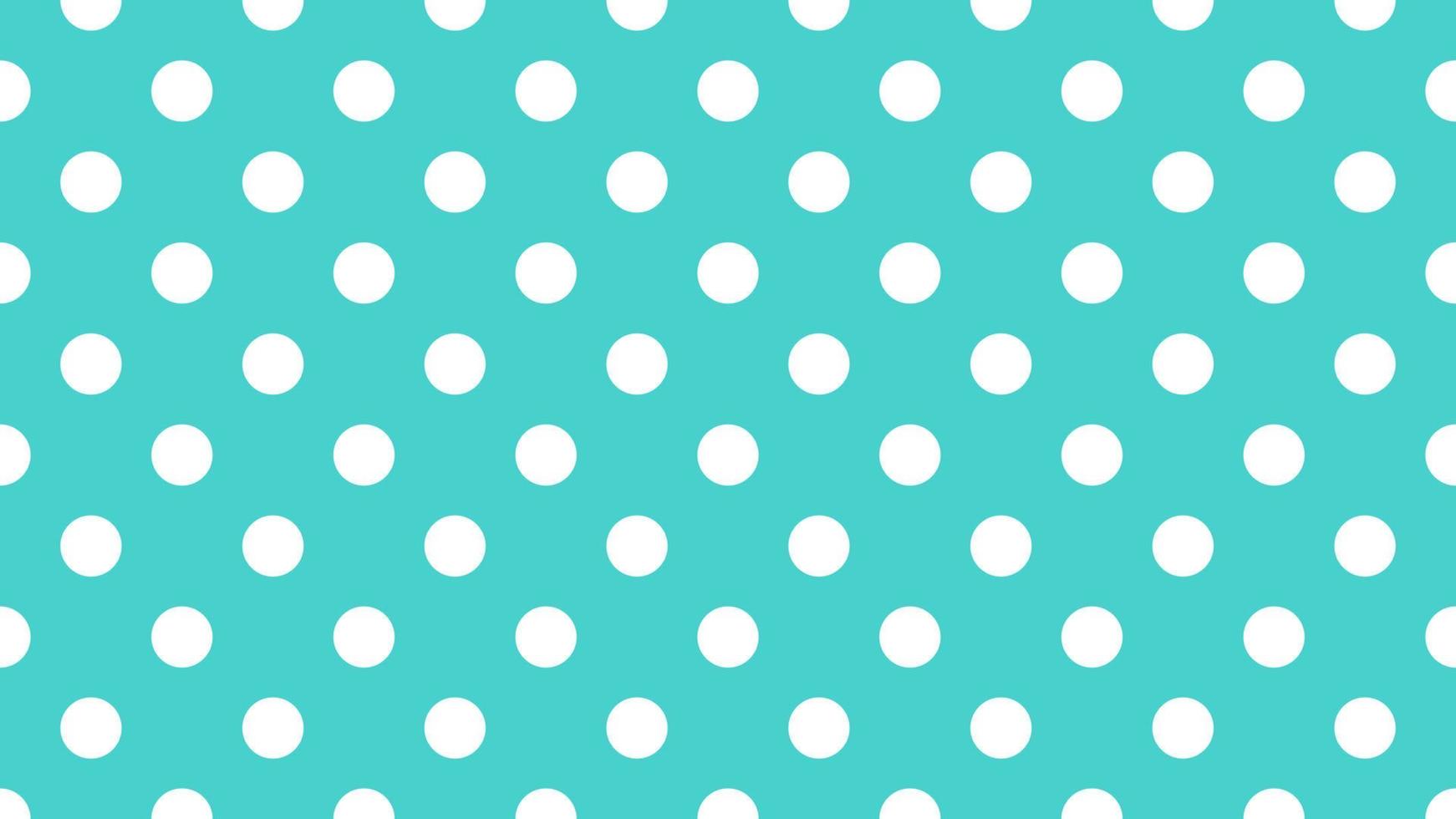 white color polka dots over medium turquoise cyan background vector