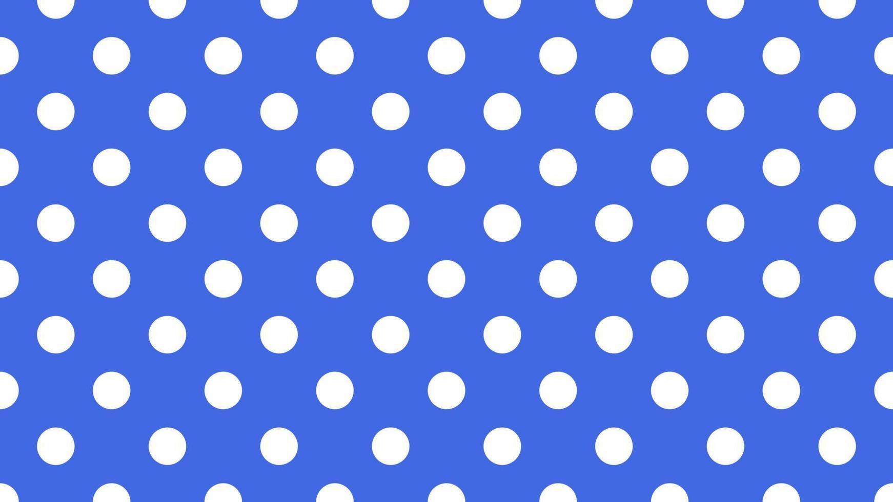 white color polka dots over royal blue background vector