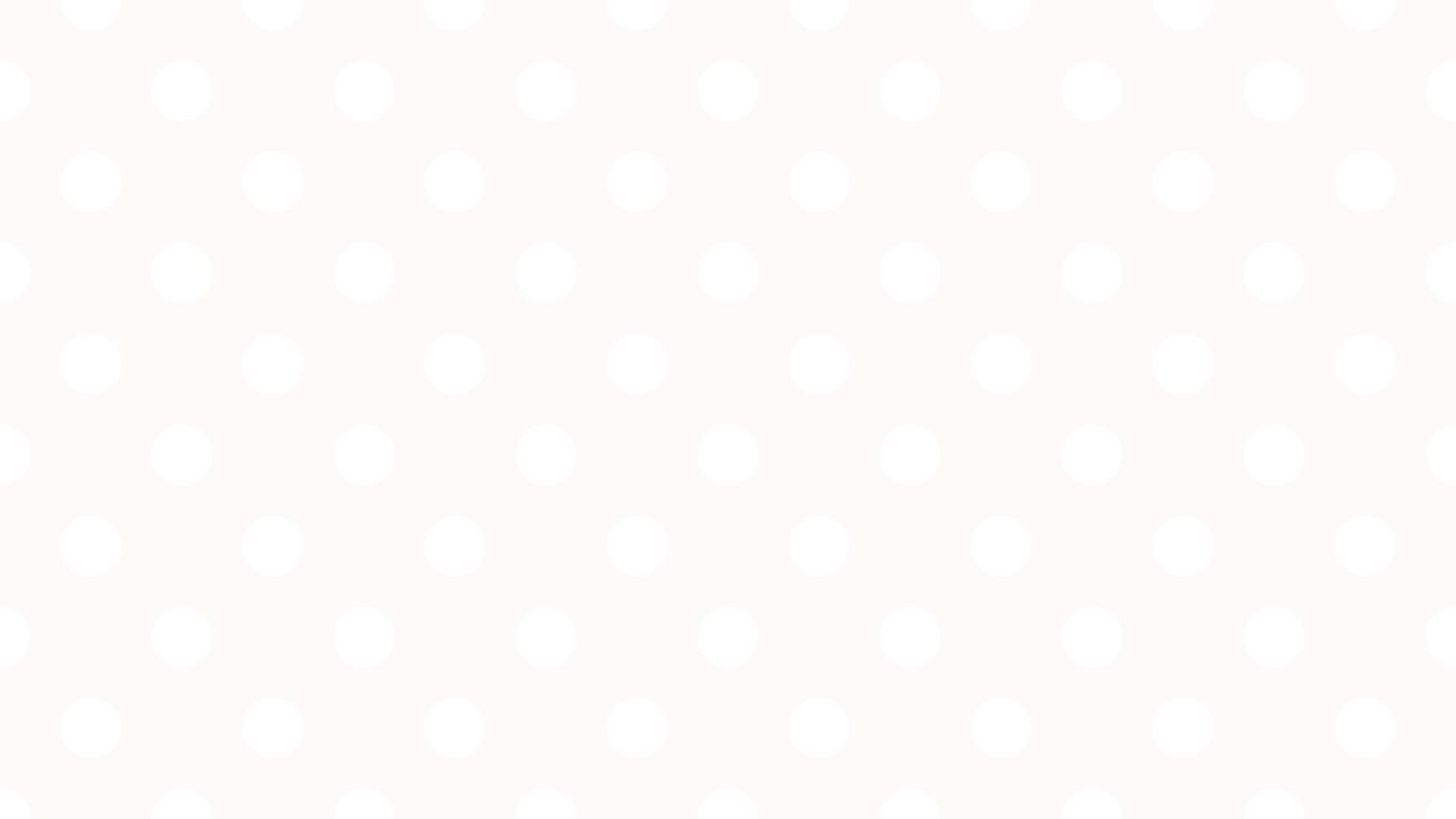 white color polka dots over snow off white background vector