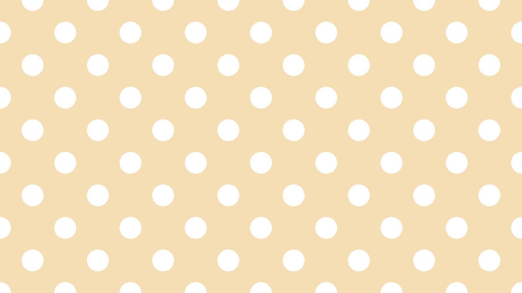 white color polka dots over wheat brown background vector