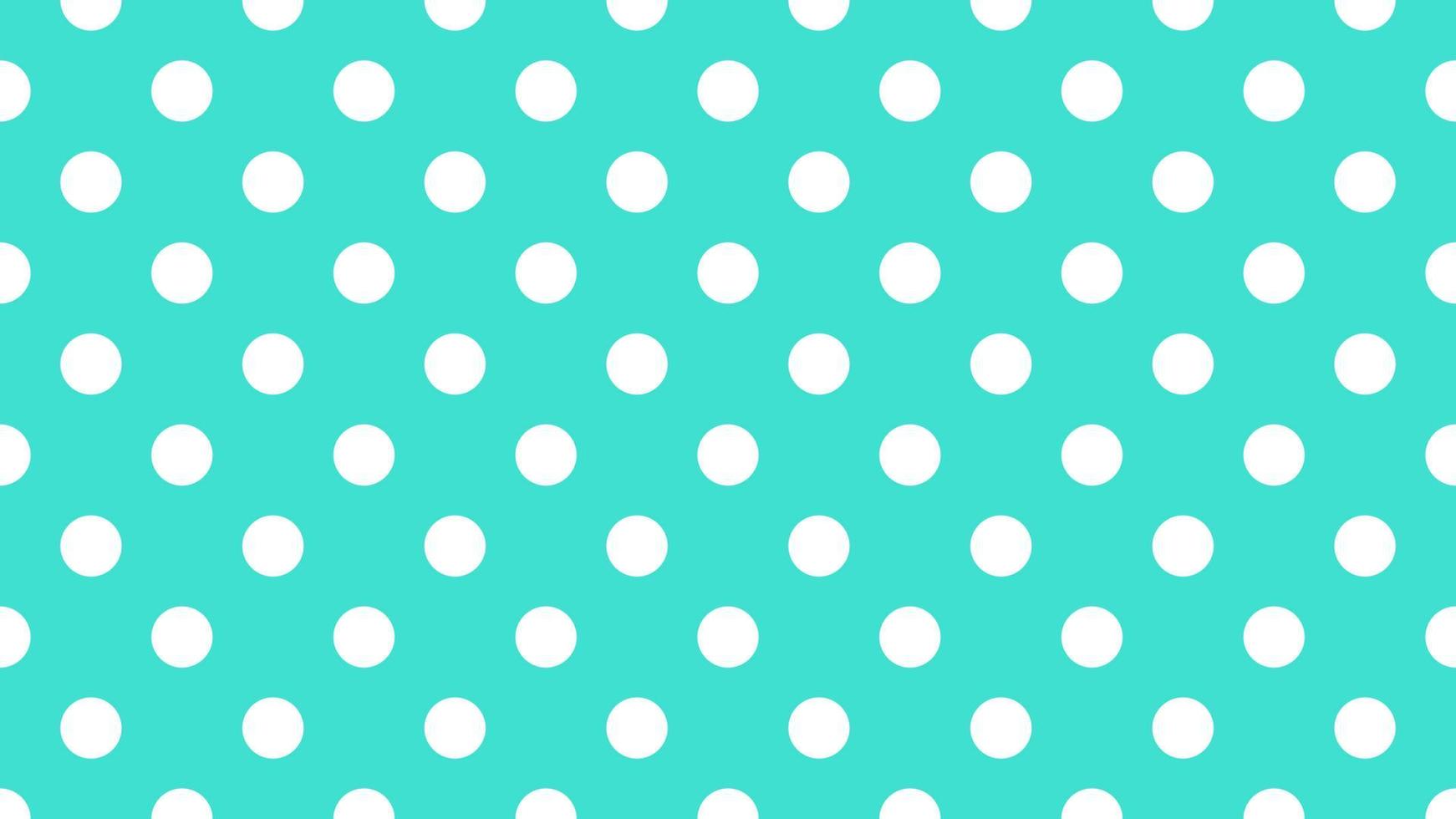 white color polka dots over turquoise cyan background vector
