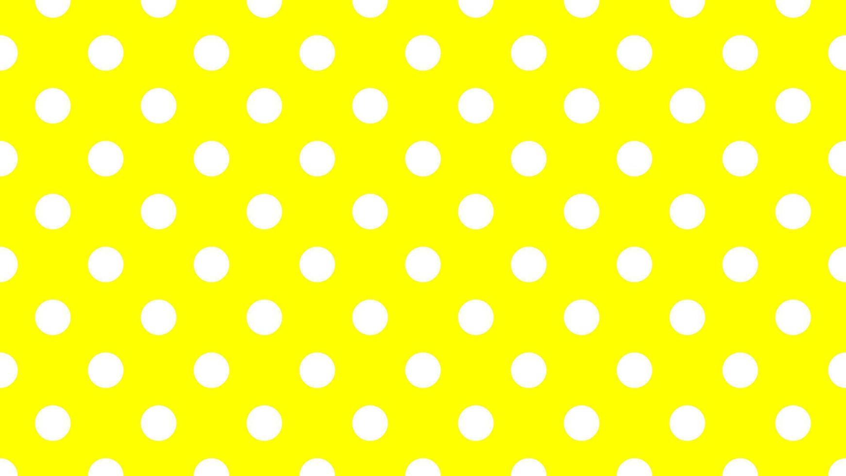 white color polka dots over yellow background vector