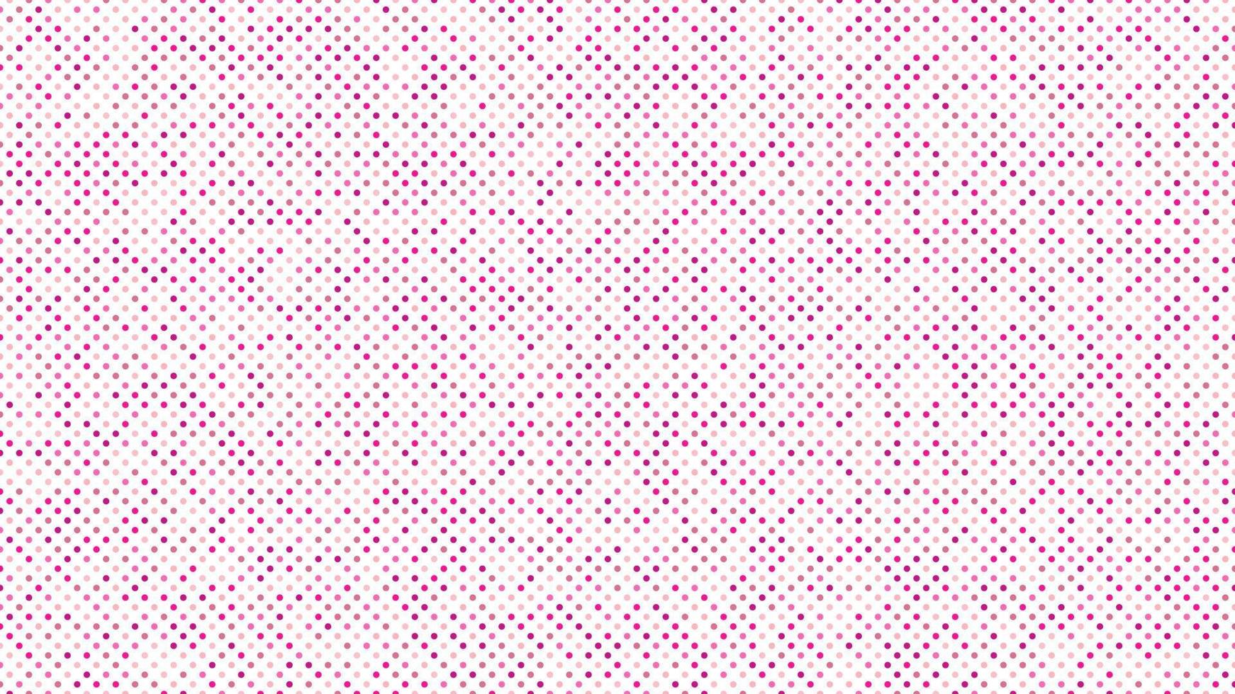 pink color polka dots background vector