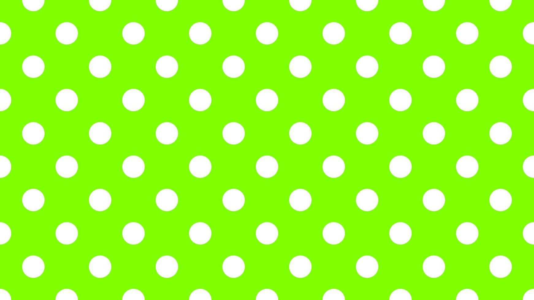 white color polka dots over chartreuse green background vector