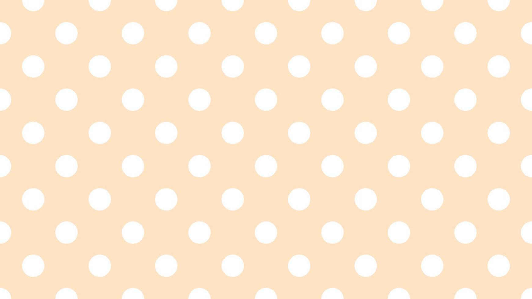 white color polka dots over bisque brown background vector