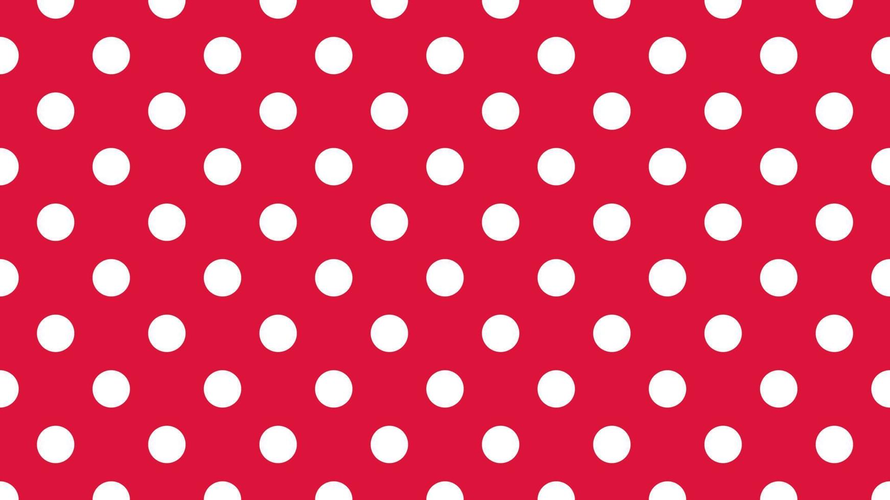 white color polka dots over crimson red background vector